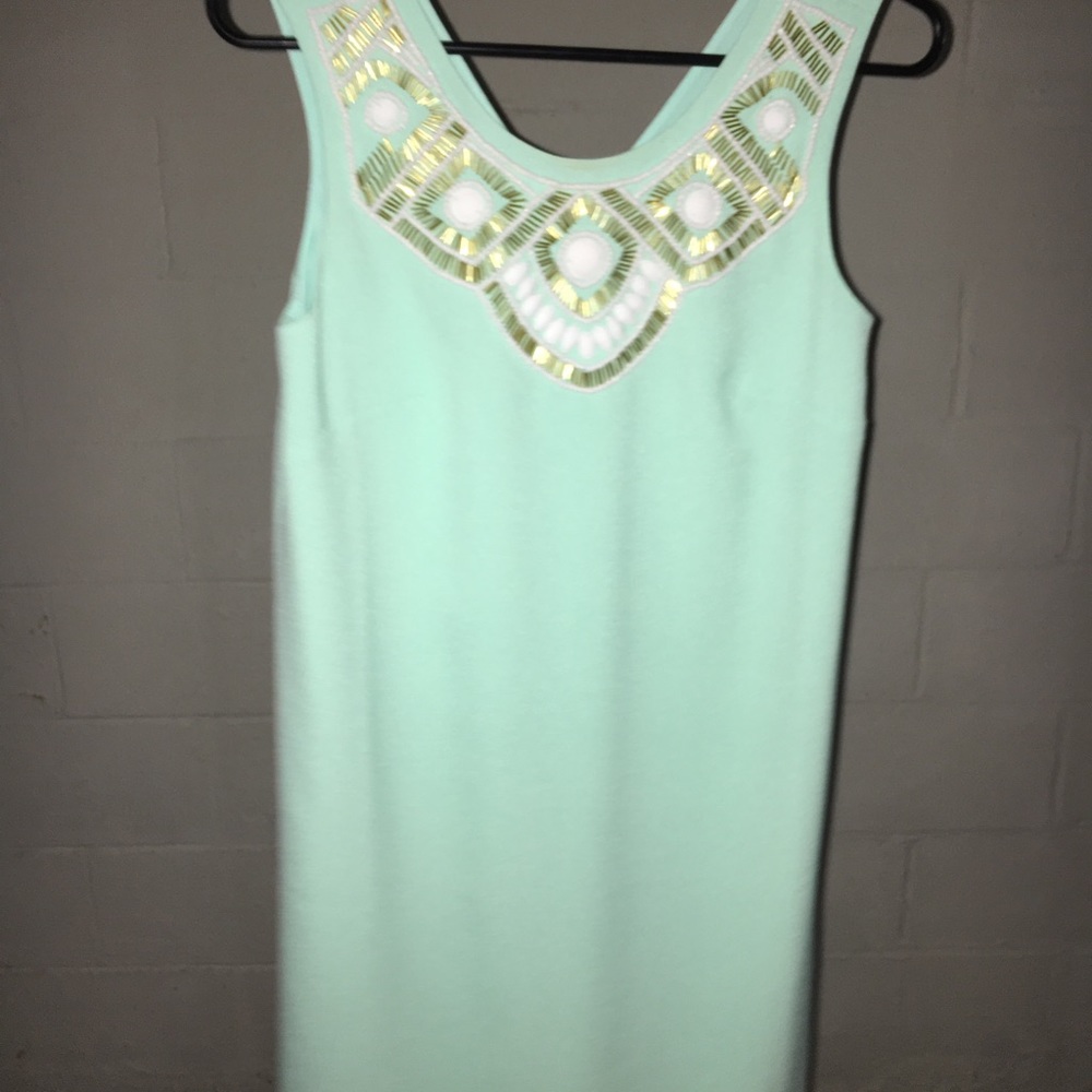 Lilly Pulitzer green shift dress